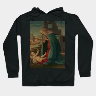 The Nativity by Workshop of Botticelli. Hoodie